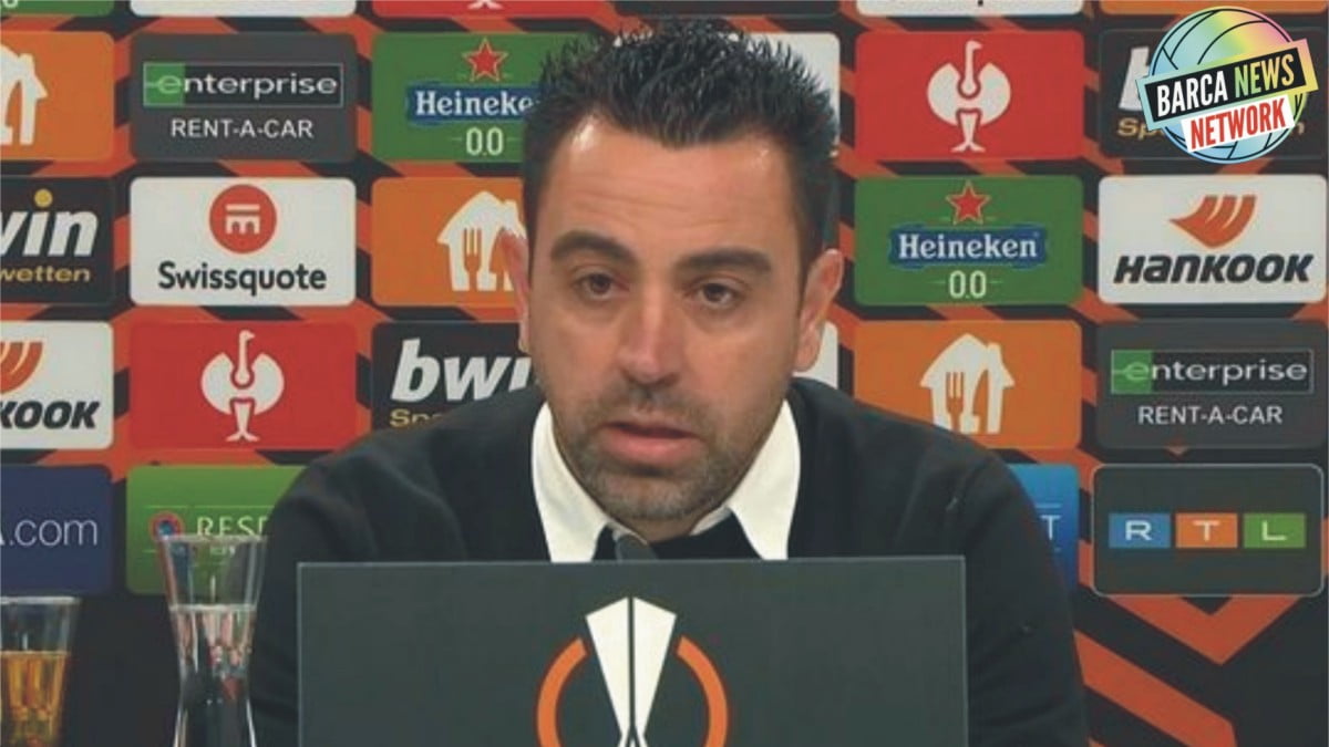 Xavi responded to the 1-1 draw against Frankfurt
