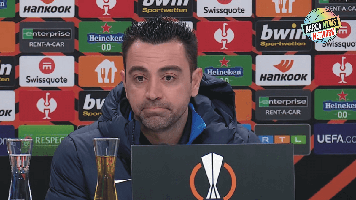 Barca vs Eintracht Frankfurt: Xavi addressed the press