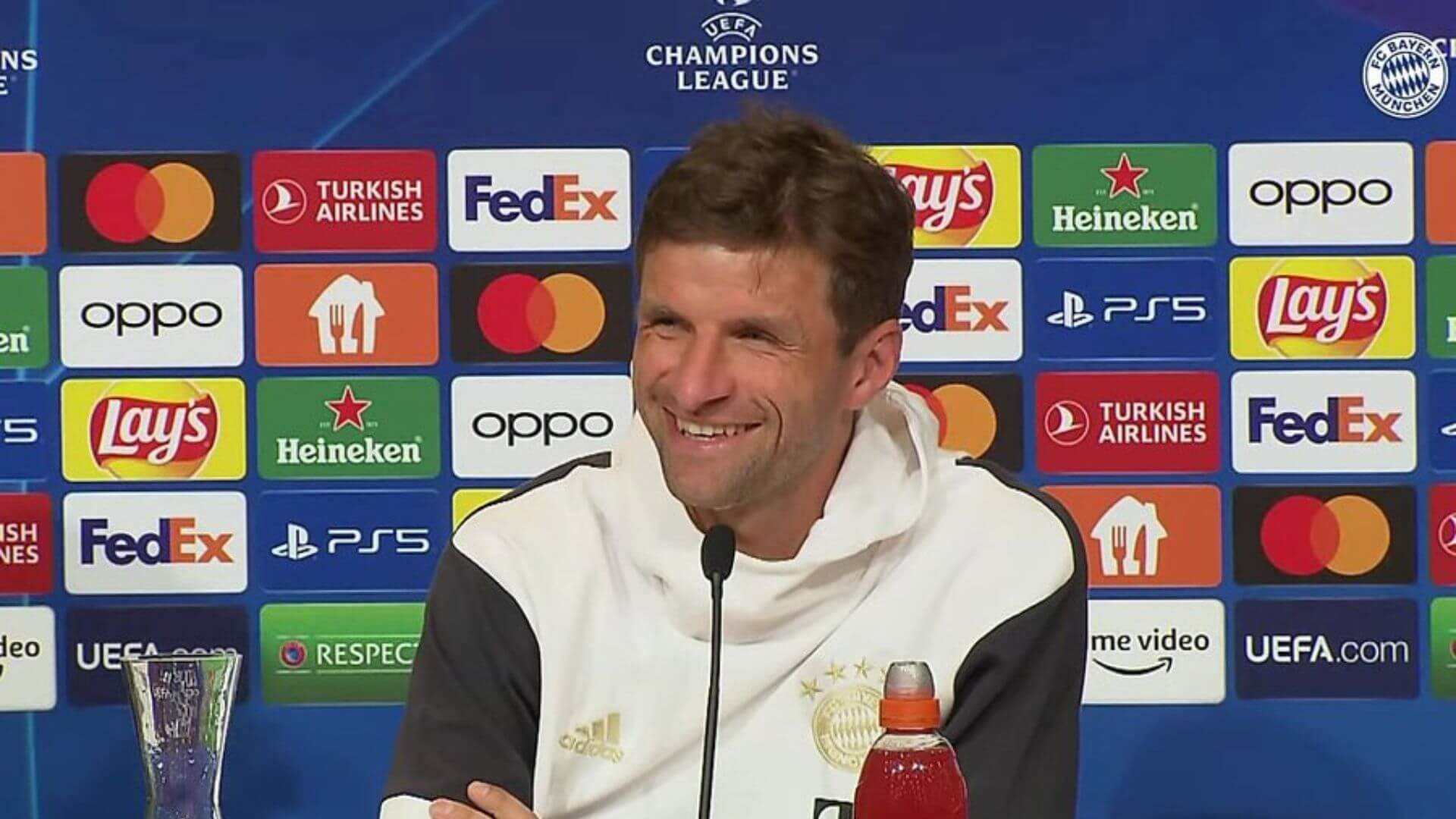 Thomas Müller spoke about the game against Barca