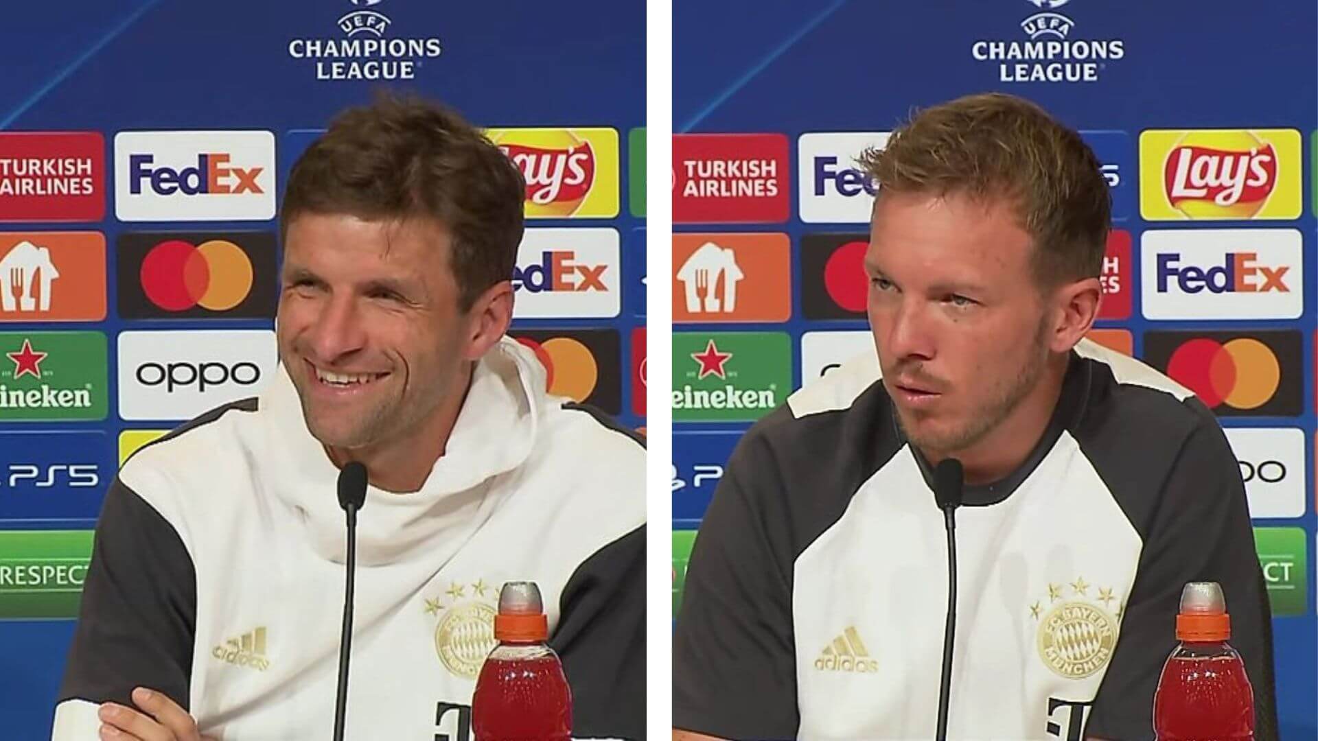 Müller and Nagelsmann spoke about the game against Barca