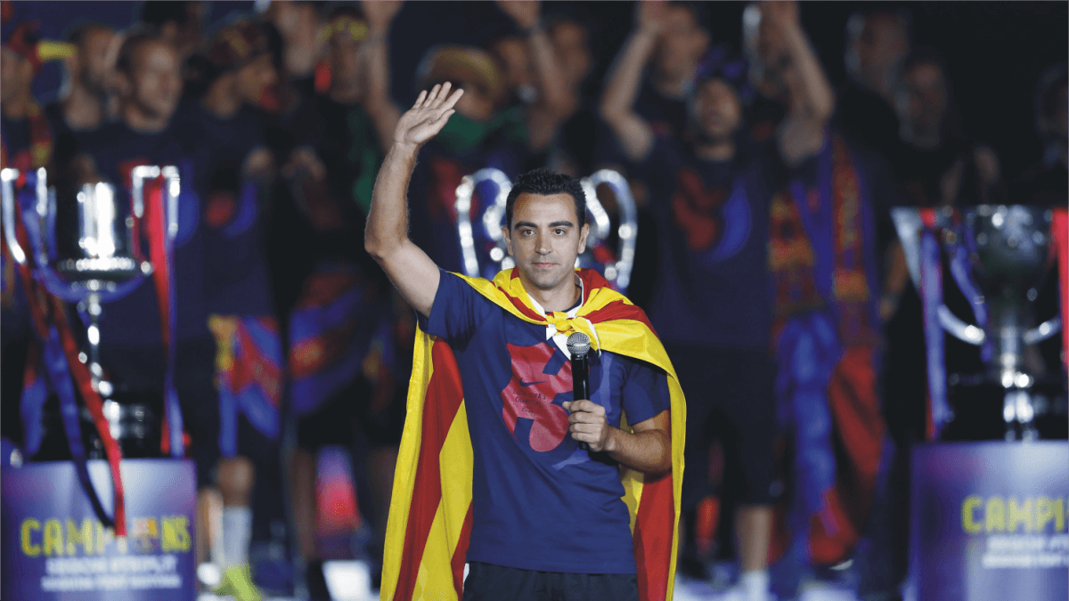 Barca haven't won the Champions League since Xavi was a player