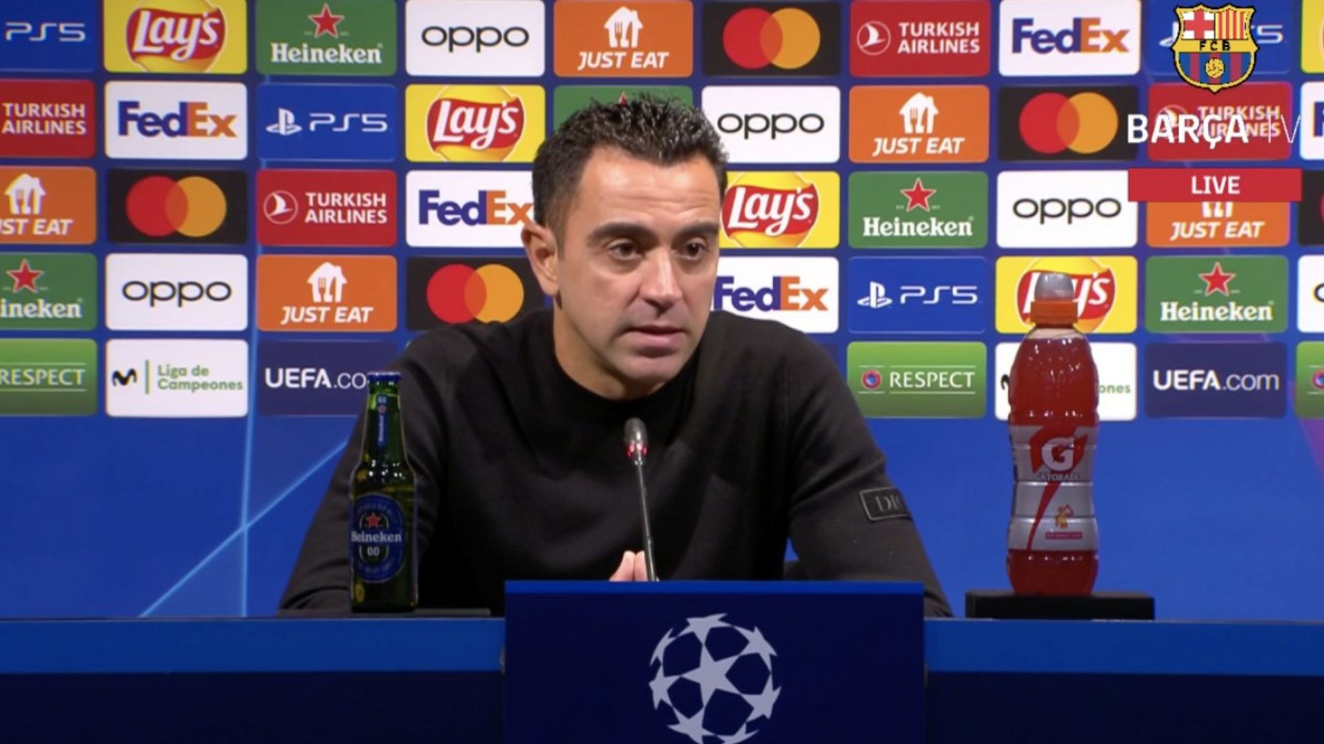 Barca 3-3 Inter Milan: Xavi's reaction