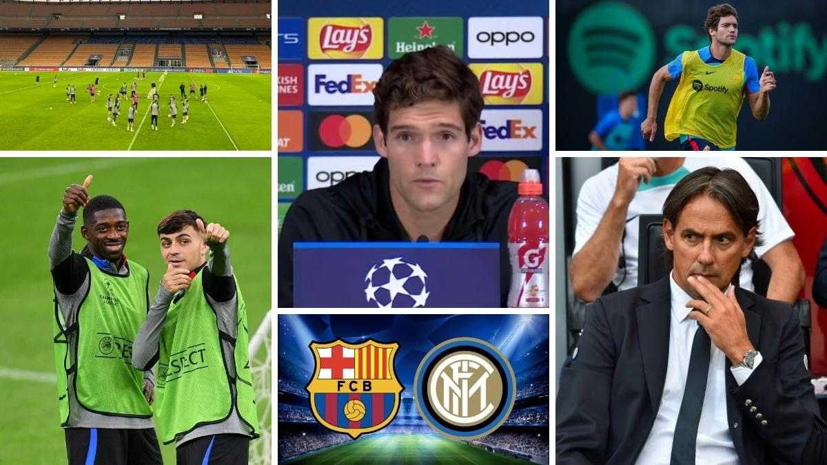 Marcos Alonso's Press Conference ahead of Barca vs Inter Milan
