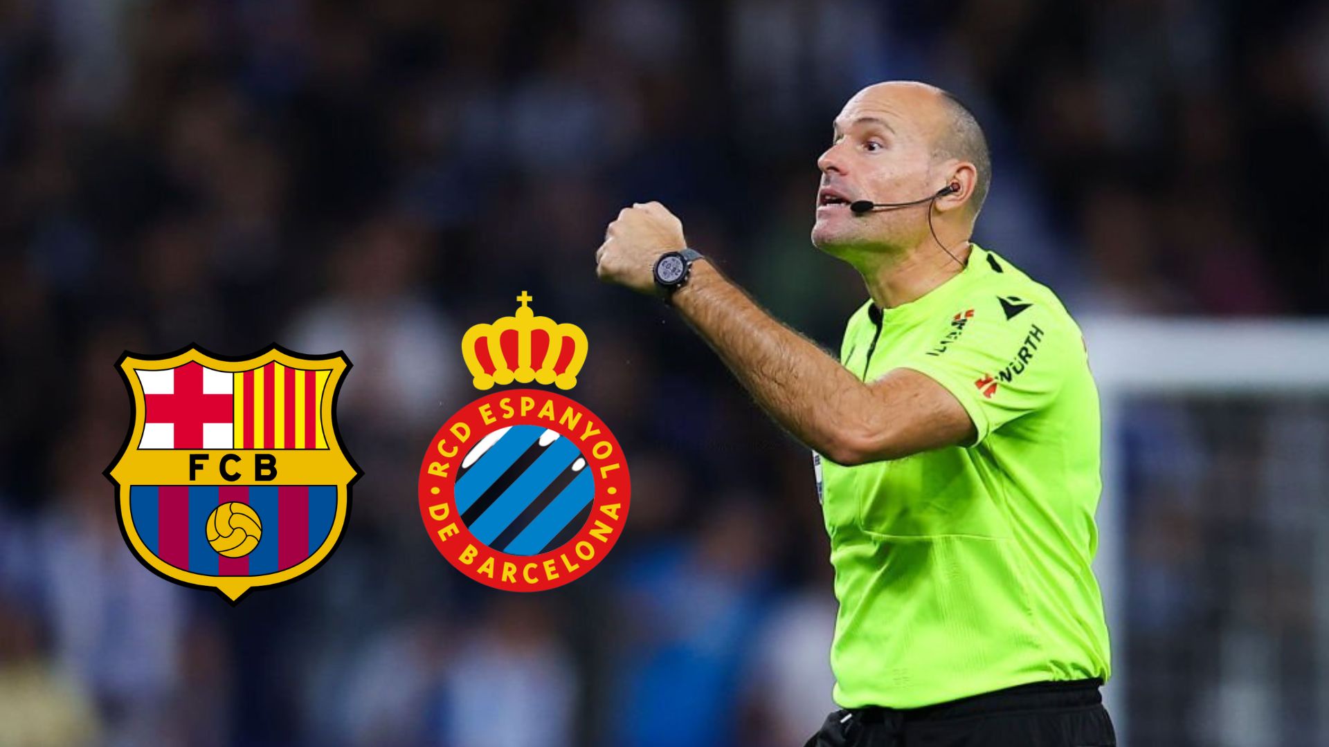 Mateu Lahoz set to officiate the Barcelona Derby