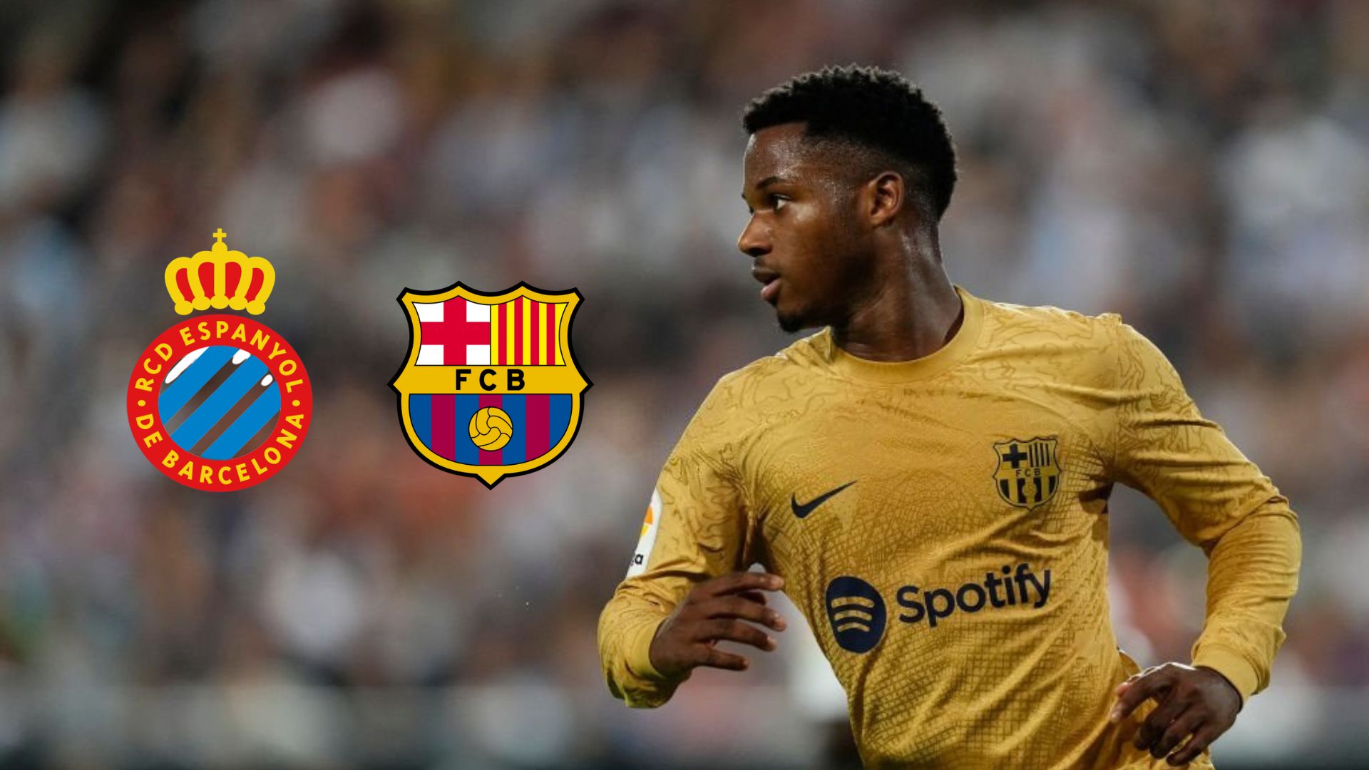 Ansu Fati set to start against RCD Espanyol