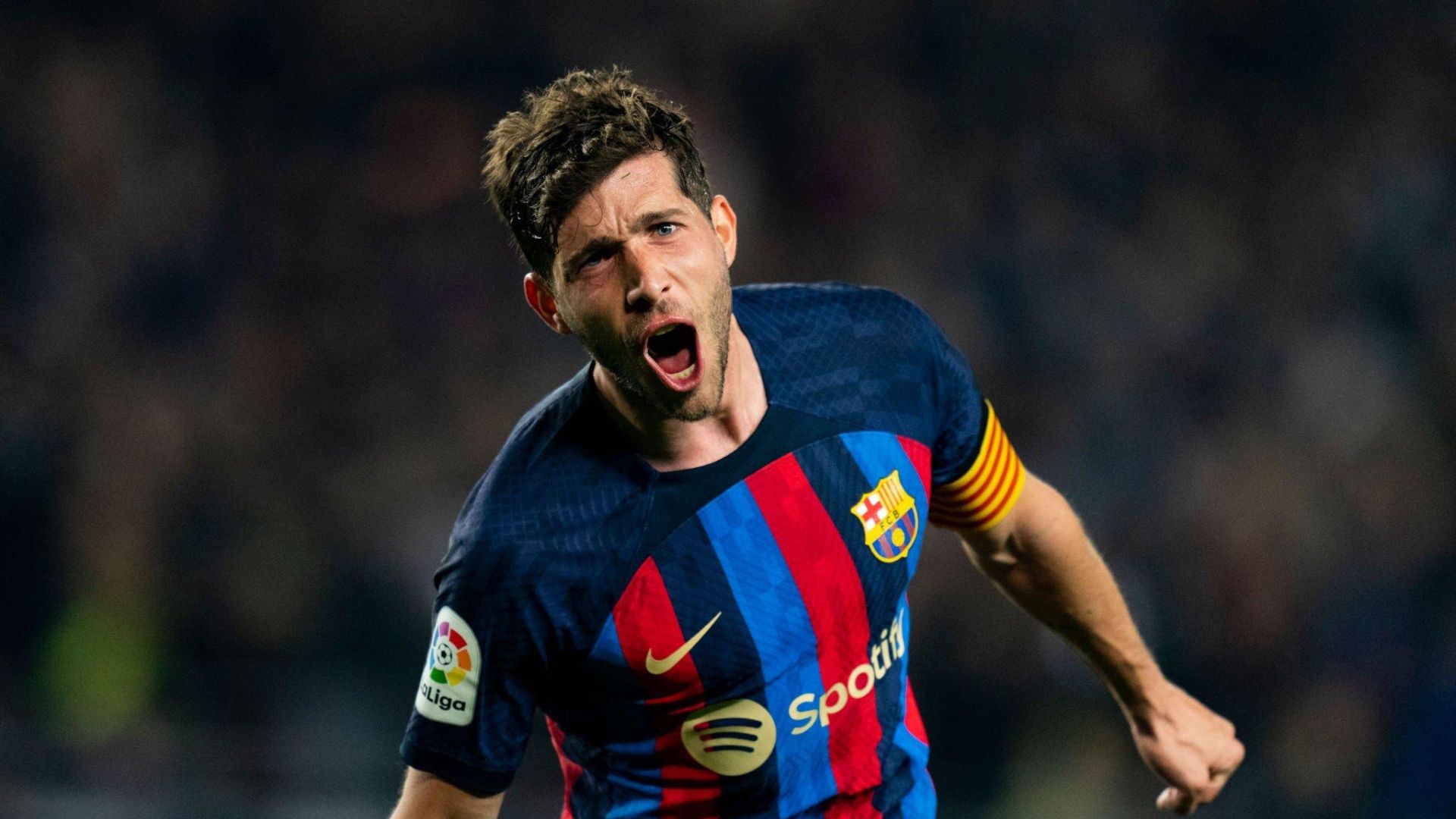 Barcelona captain Sergi Roberto