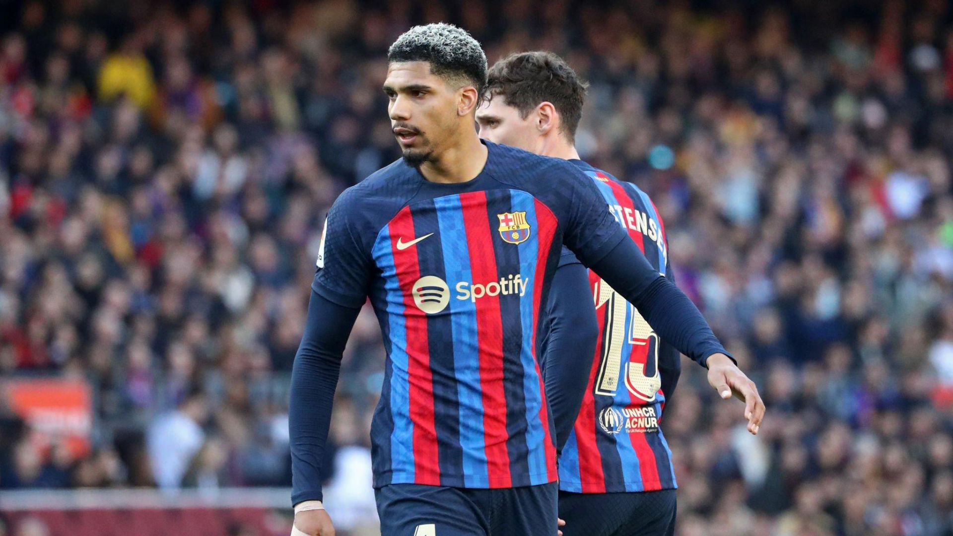 Barcelona defender Ronald Araujo