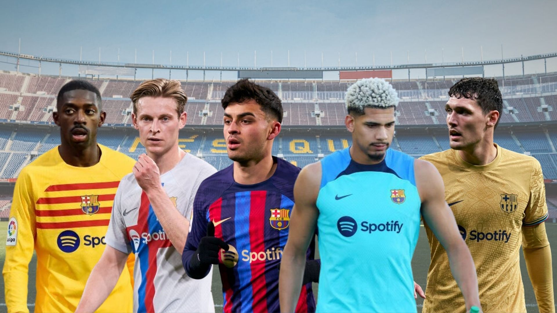 Barcelona players