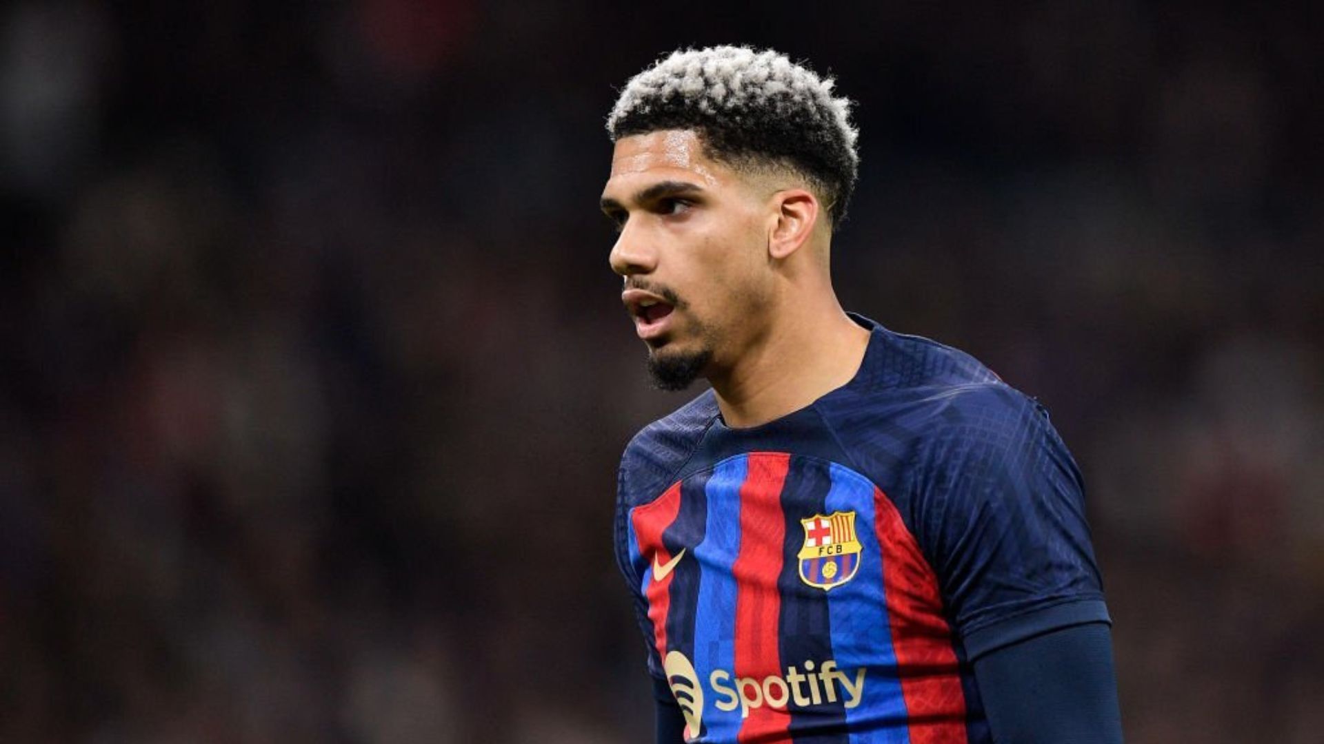 Barcelona defender Ronald Araujo