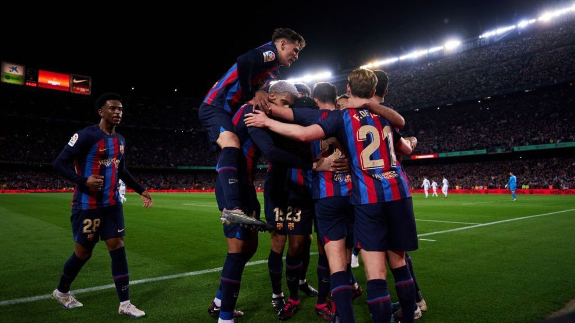 FC Barcelona hurdle up after scoring
