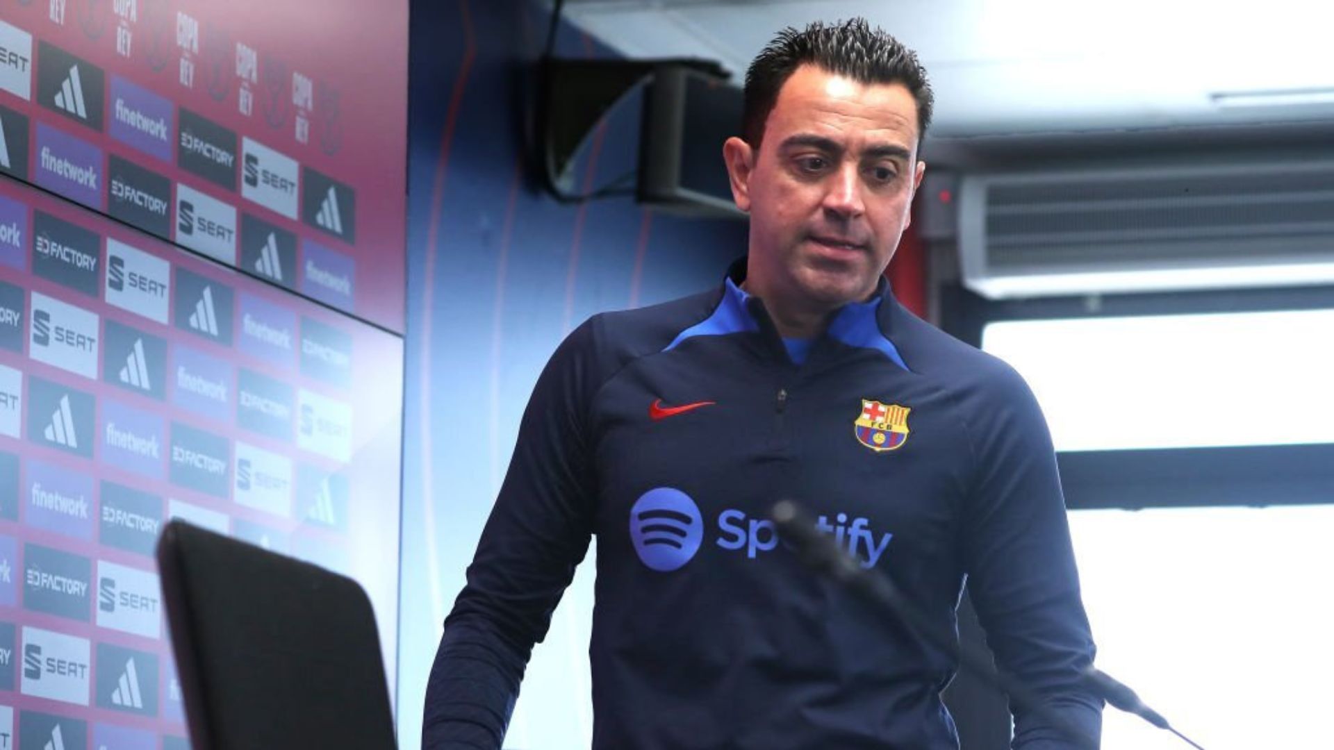 Barcelona head coach Xavi