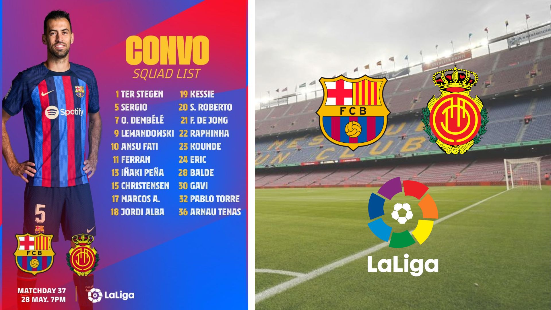 Barcelona squad list