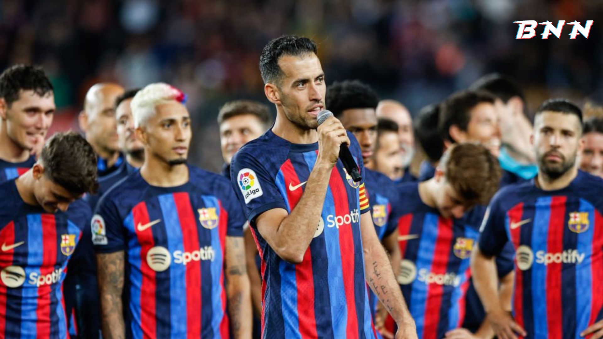 Barcelona captain Sergio Busquets