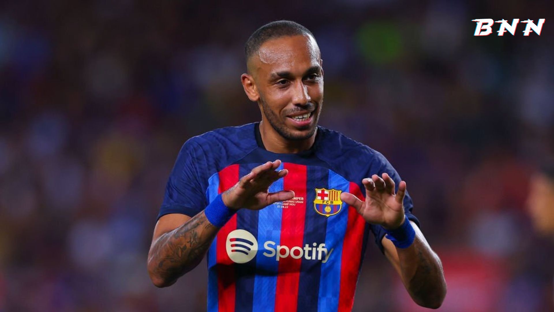 Former Barcelona forward Pierre-Emerick Aubameyang