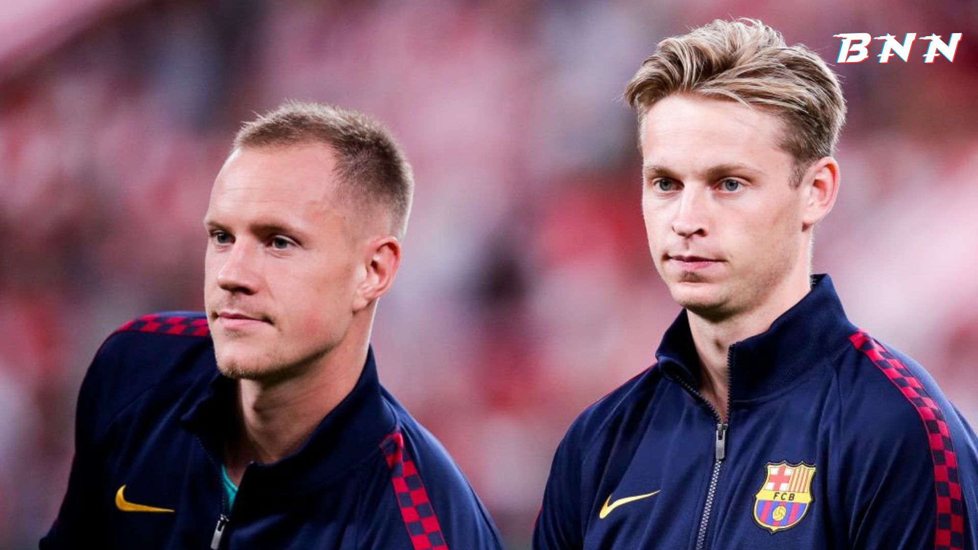 Barcelona players Frenkie and Kessie