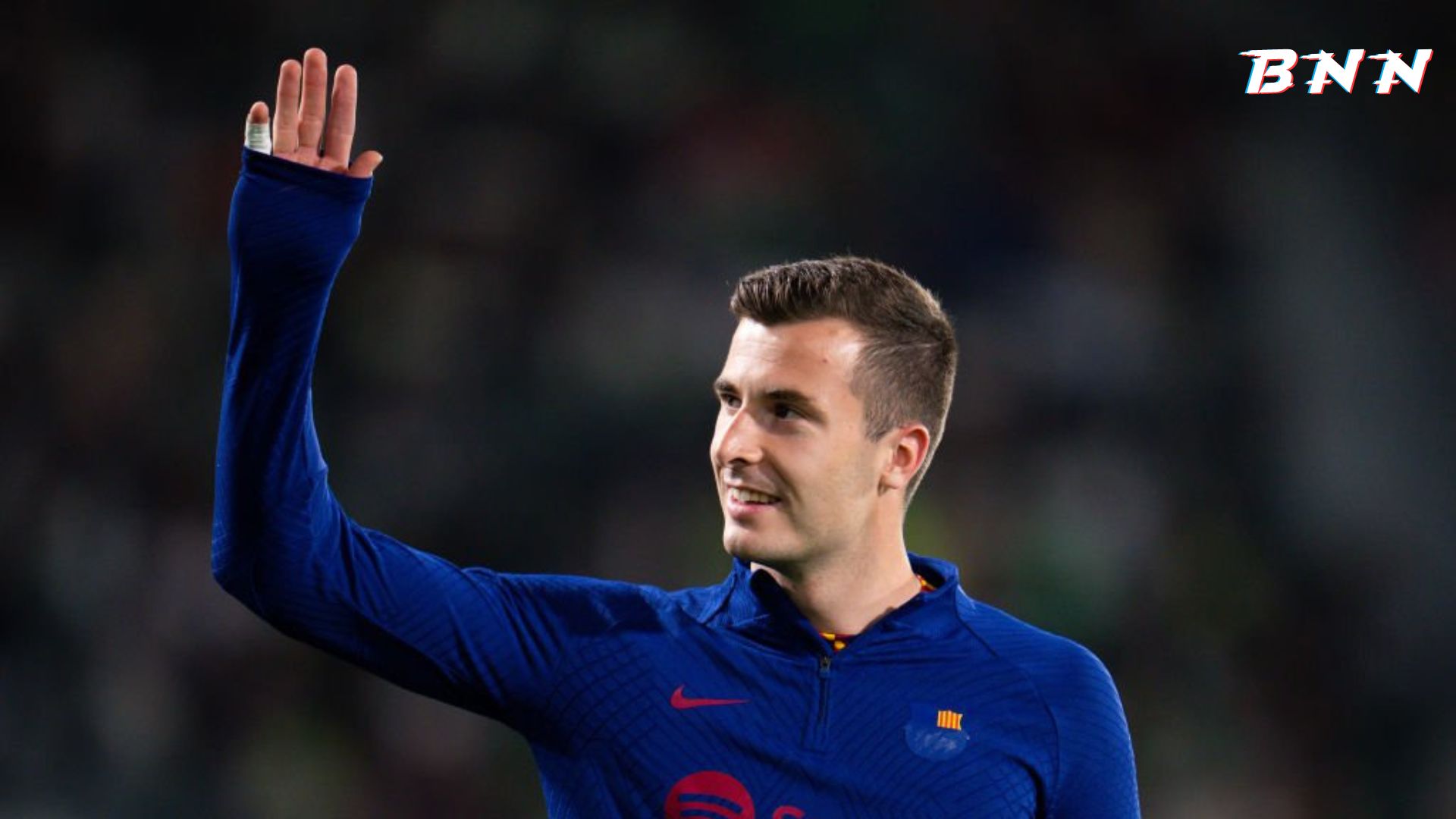 Barcelona goalkeeper Inaki Pena