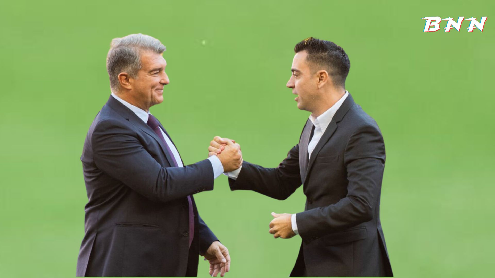 Barcelona coach and president