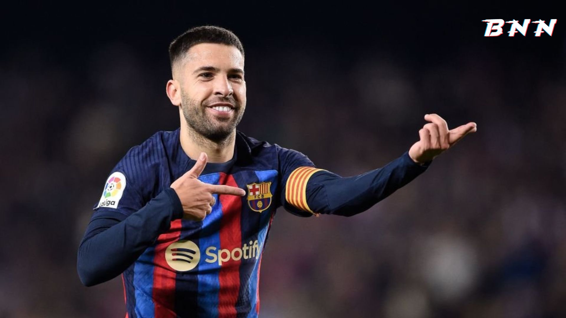 Barcelona defender Jordi Alba