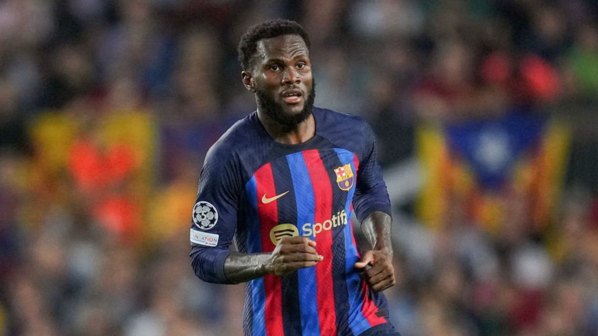Barcelona midfielder Franck Kessie