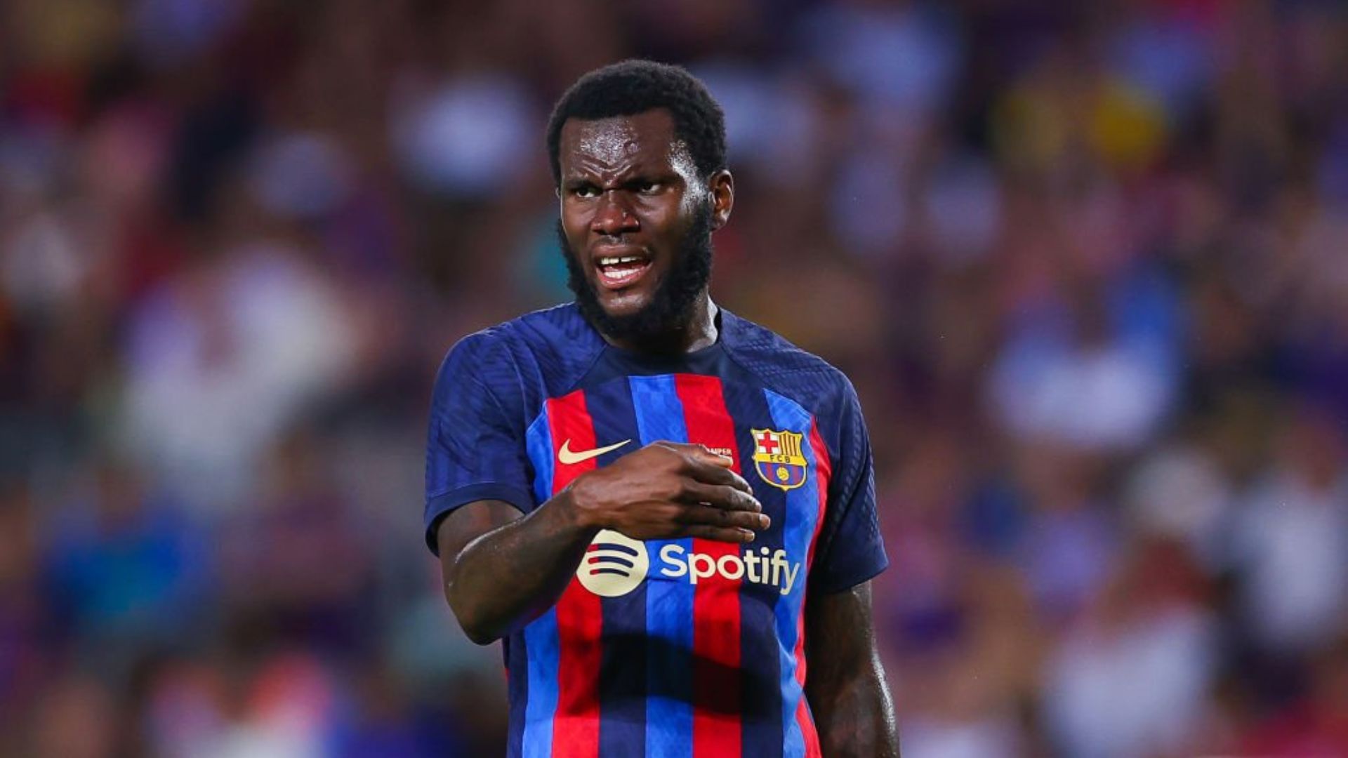 Barcelona midfielder Franck Kessie