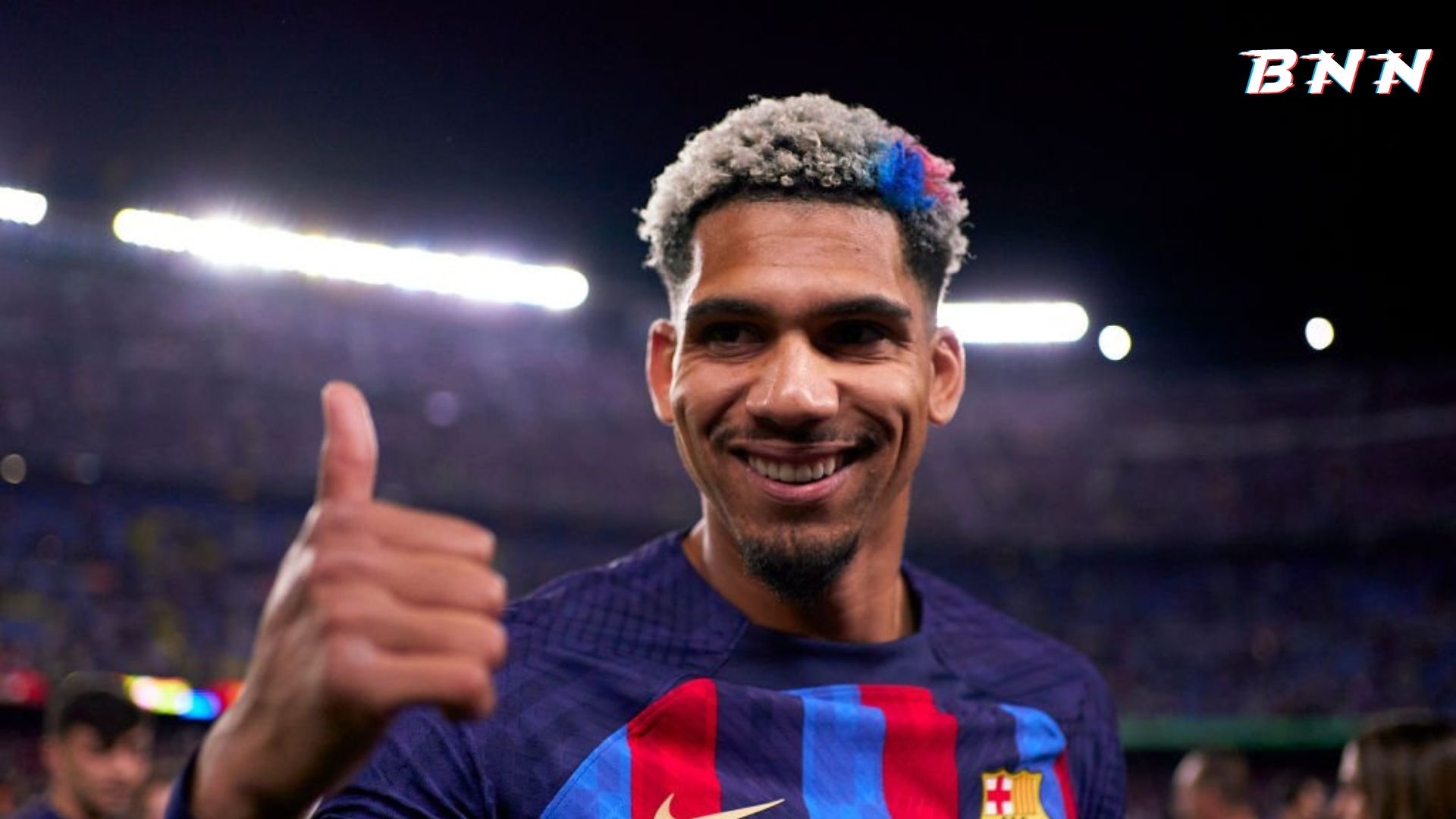 Barcelona defender Ronald Araujo