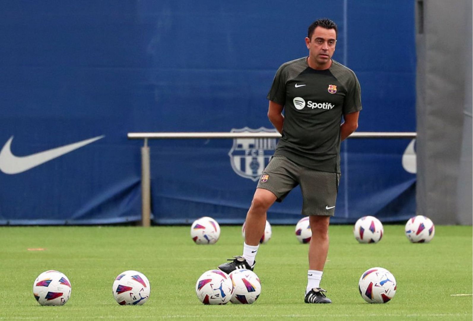Barcelona head coach Xavi