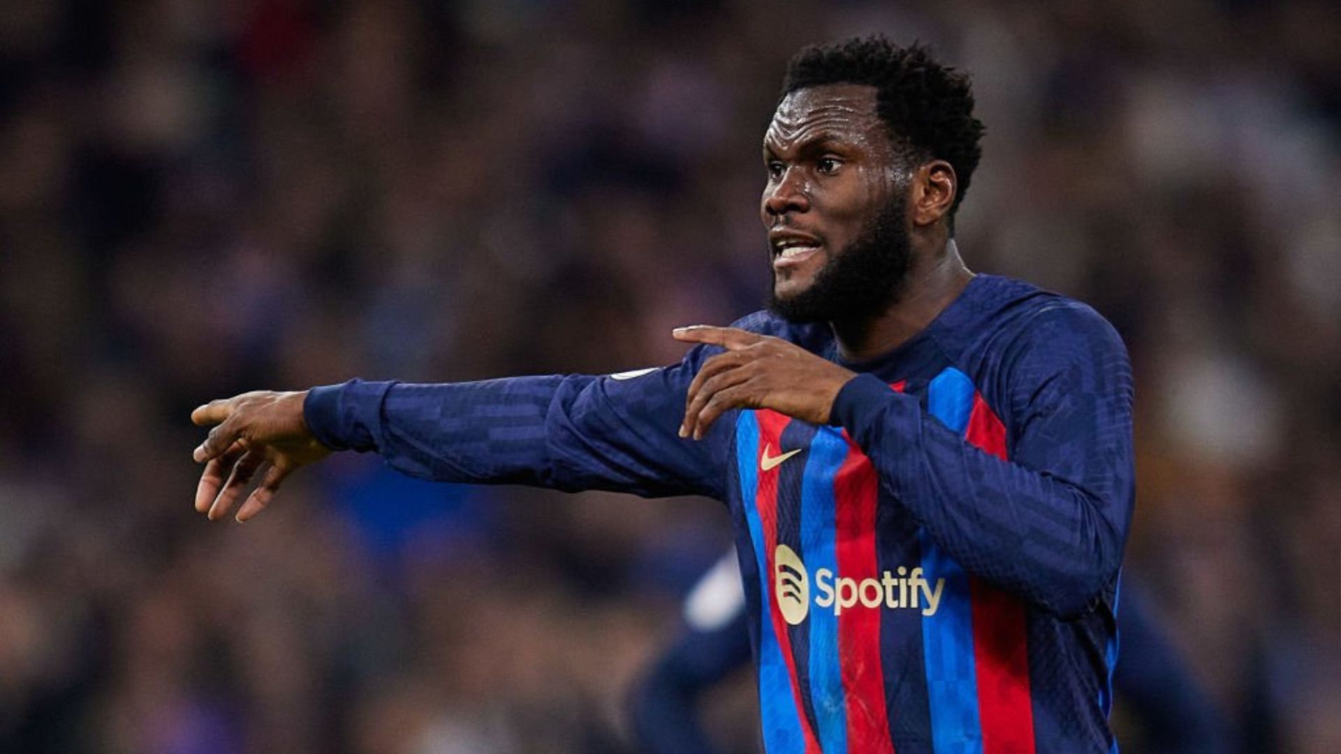 Barcelona midfielder Franck Kessie