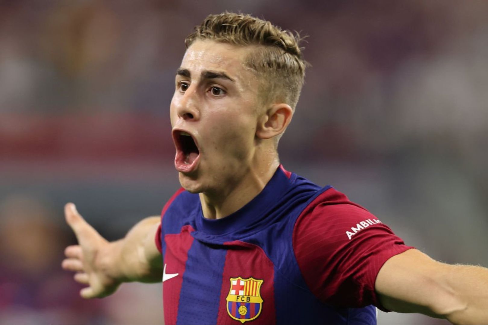 Fermin Lopez of FC Barcelona