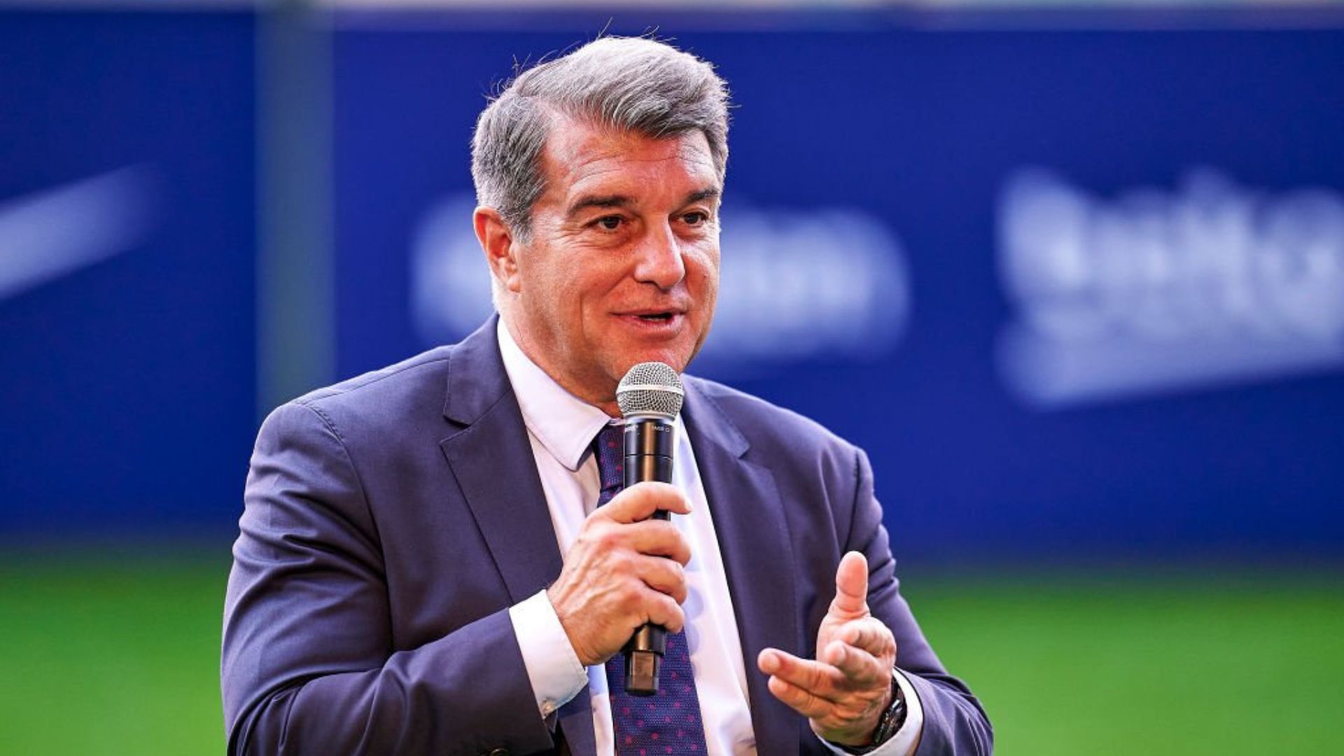Barcelona president Laporta
