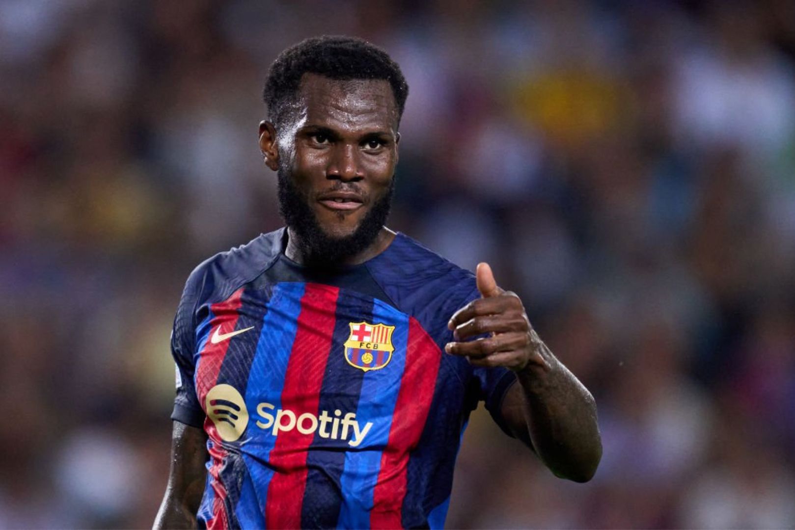 Barcelona midfielder Franck Kessie