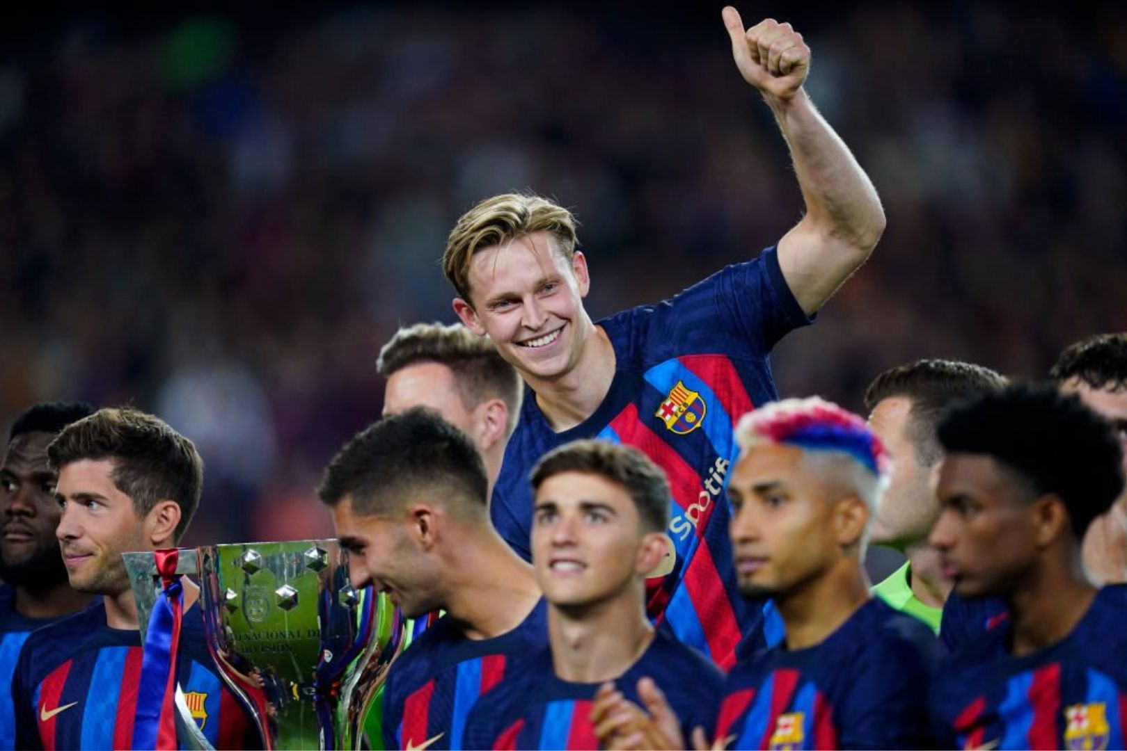Barcelona midfielder Frenkie de Jong