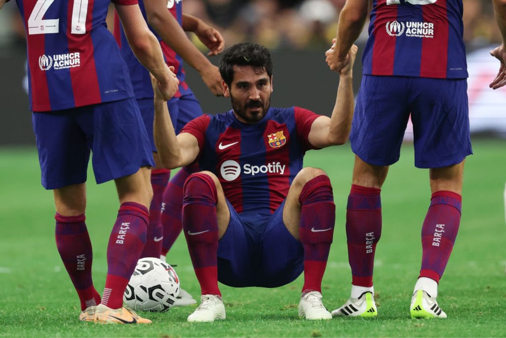 Barcelona midfielder Ilkay Gundogan