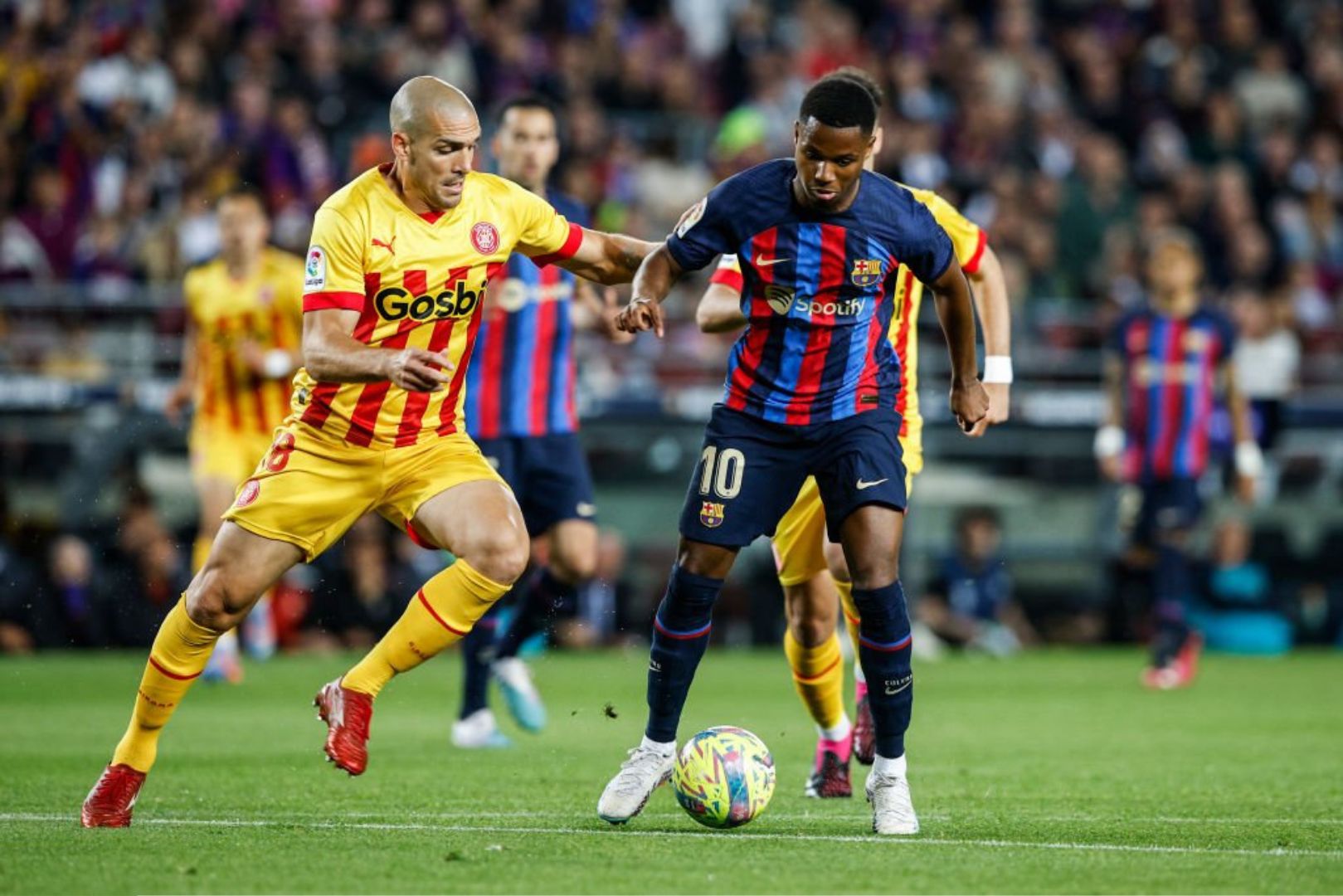 Barcelona target Oriol Romeu with Ansu Fati