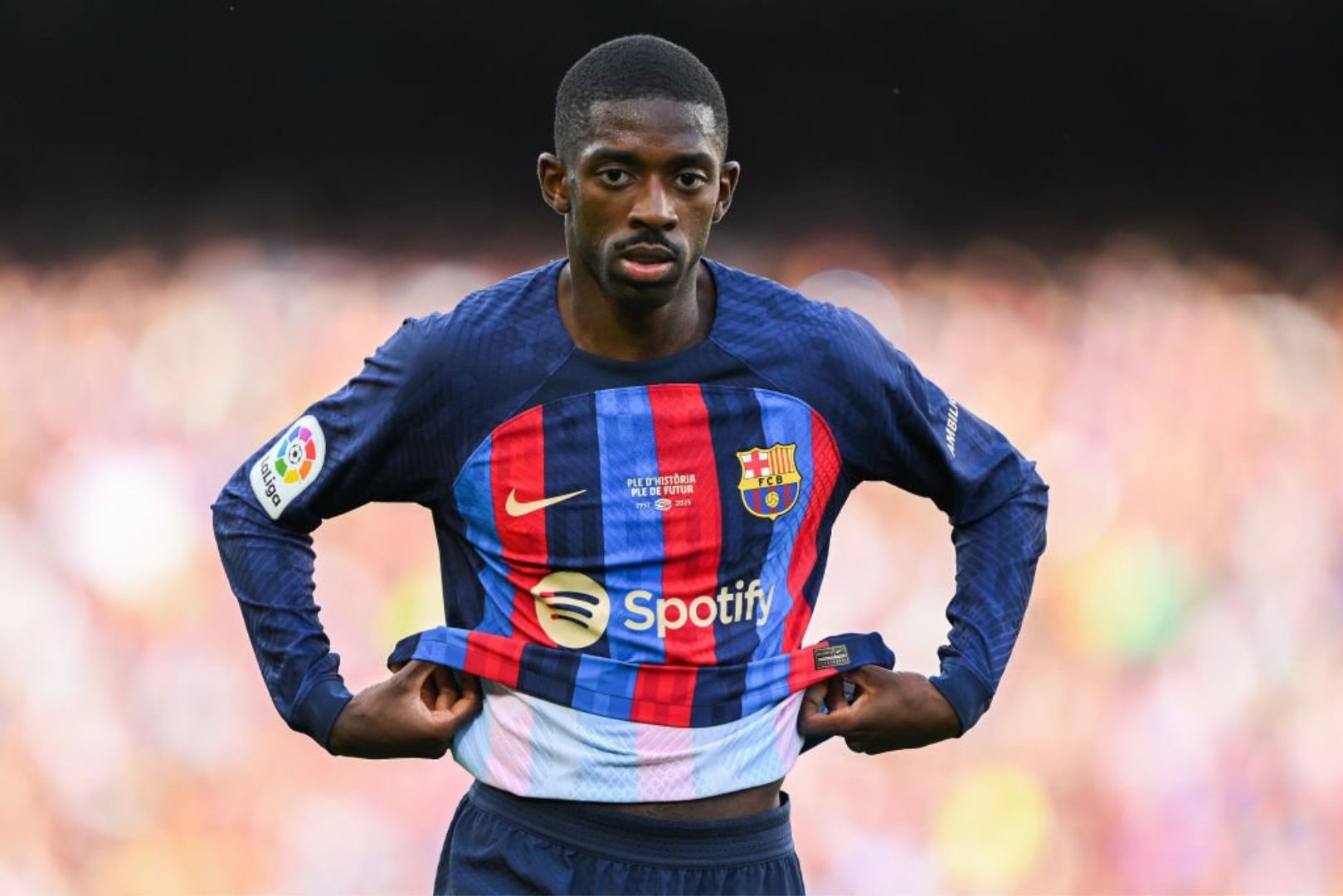 Barcelona winger Ousmane Dembele