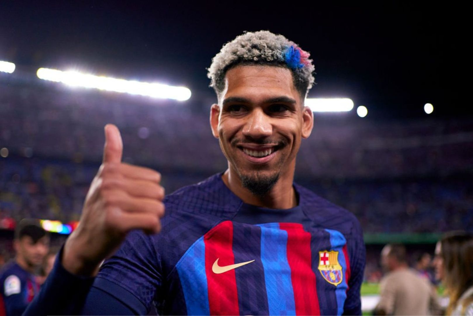 Barcelona defender Ronald Araujo