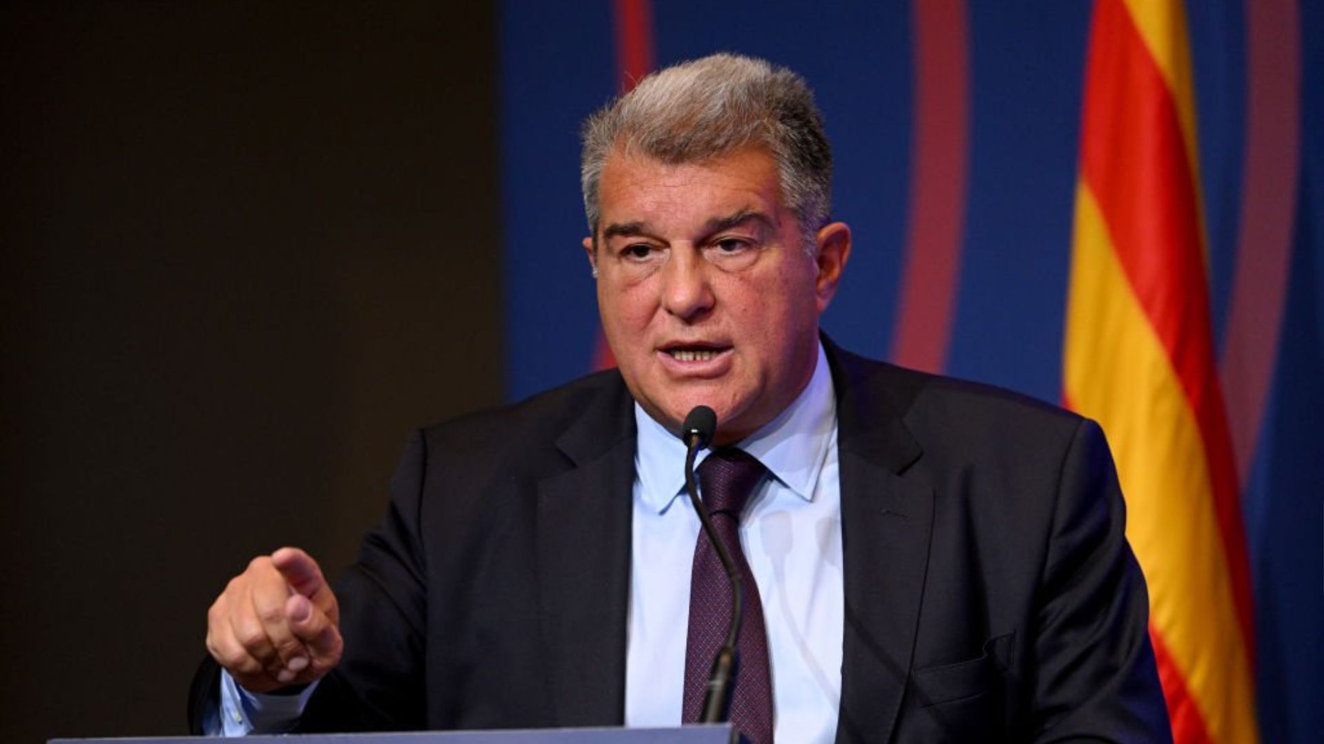 Barcelona President Laporta