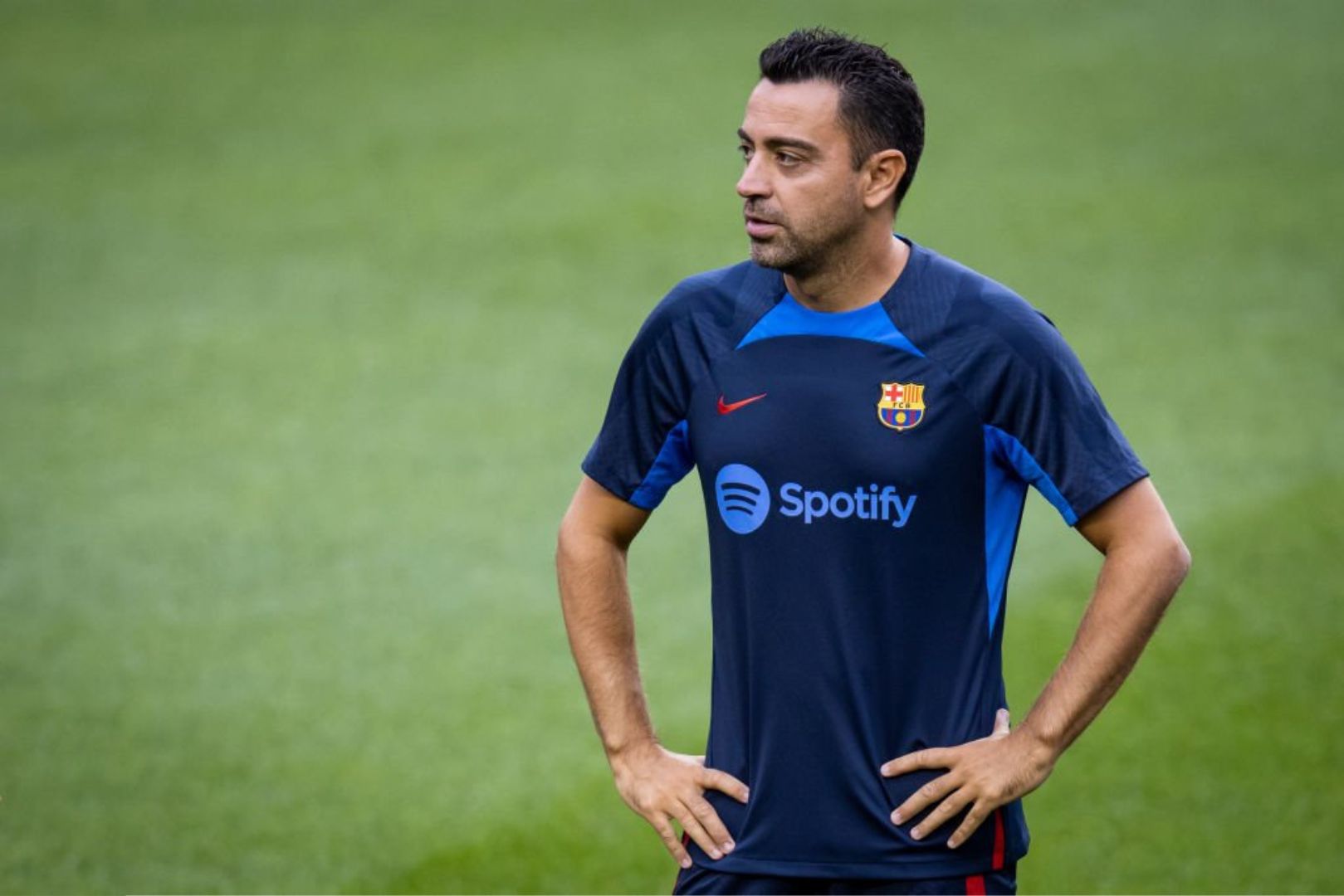 Barcelona head coach Xavi