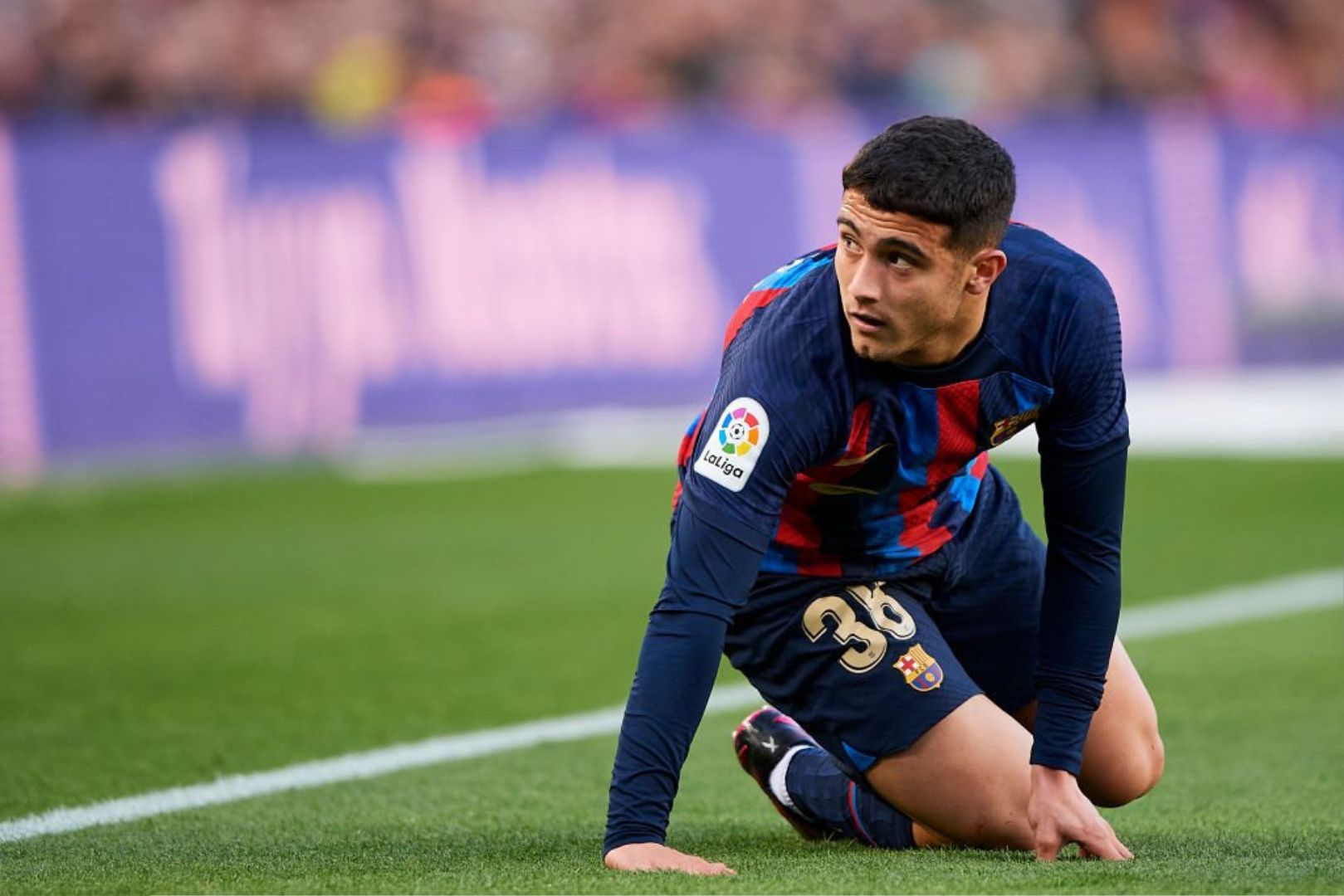 Barcelona youngster Angel Alarcon