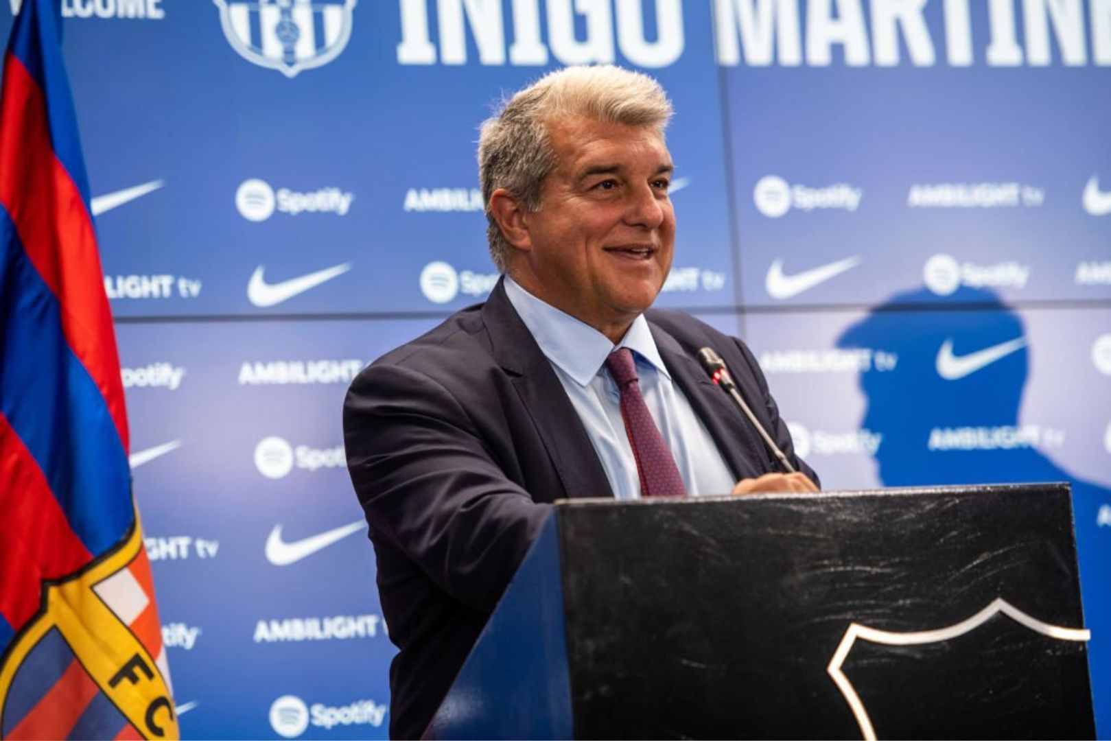 Barcelona president Joan Laporta