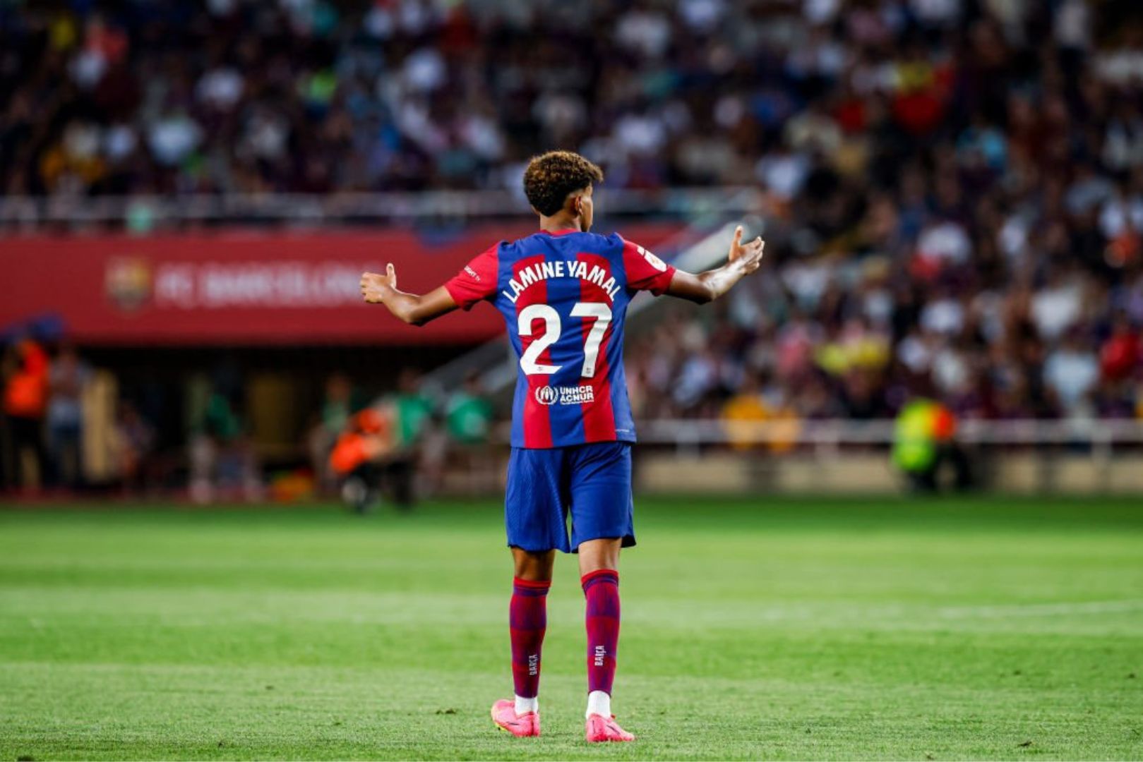 Barcelona youngster Lamine Yamal