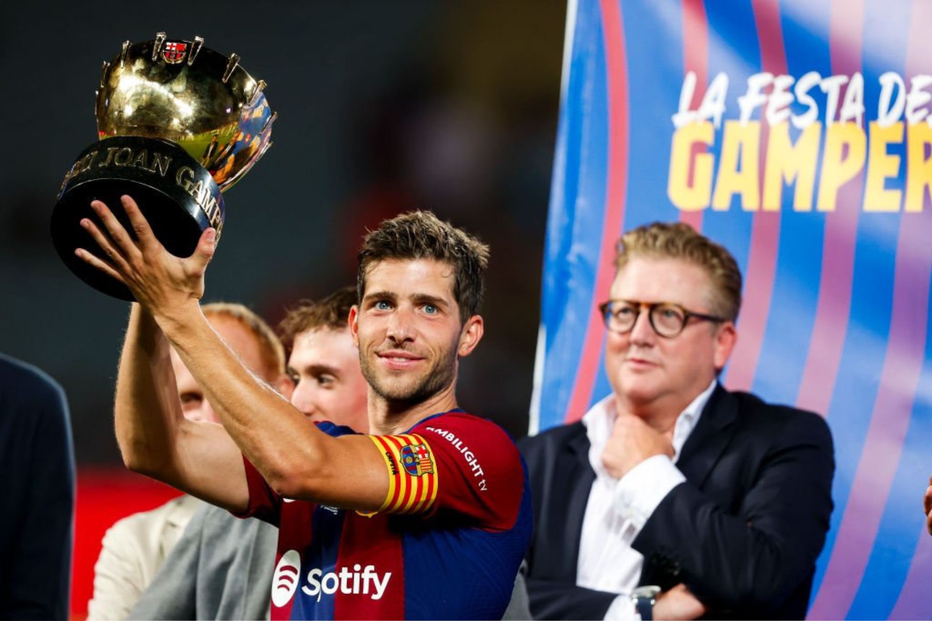 Barcelona captain Sergi Roberto