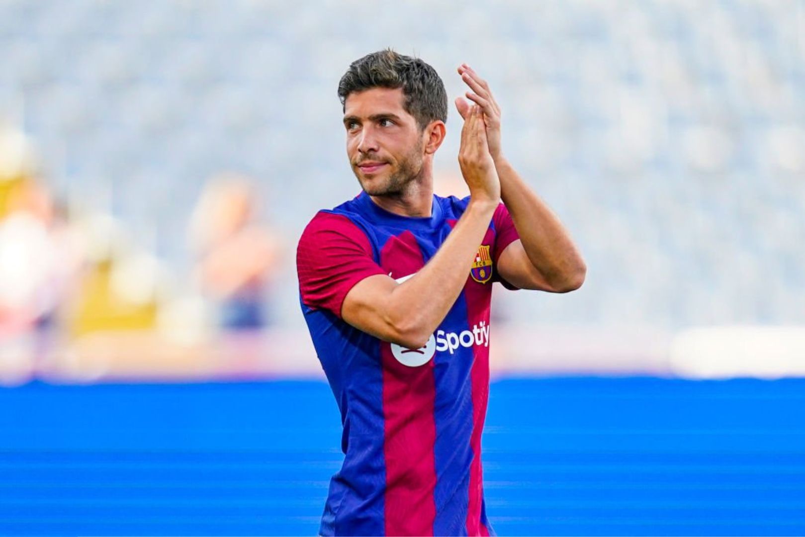 Barcelona captain Sergi Roberto