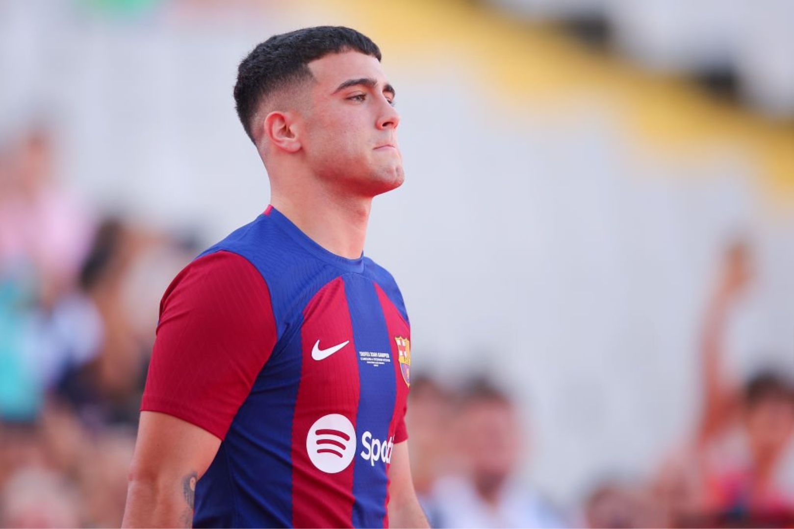 Barcelona youngster Angel Alarcon