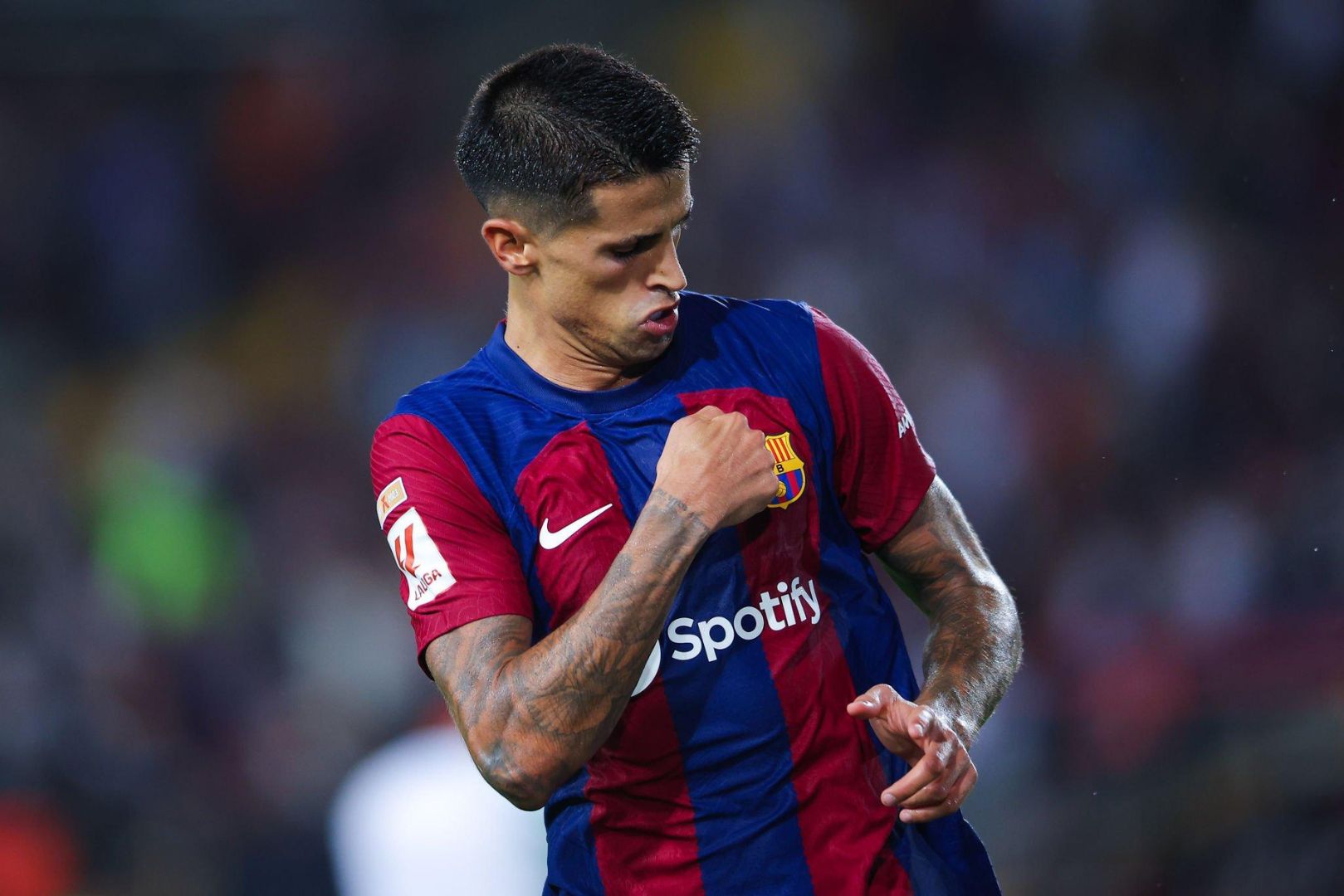 Barcelona fullback Joao Cancelo
