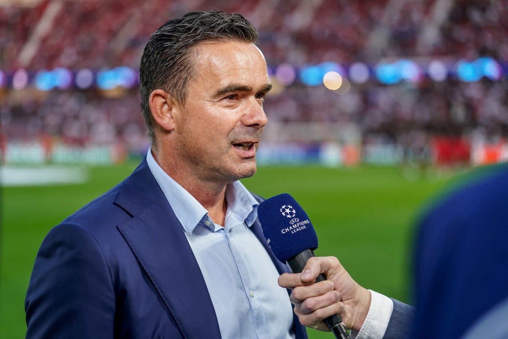 Former Barcelona player and current Sporting Director of Royal Antwerp Marc Overmars