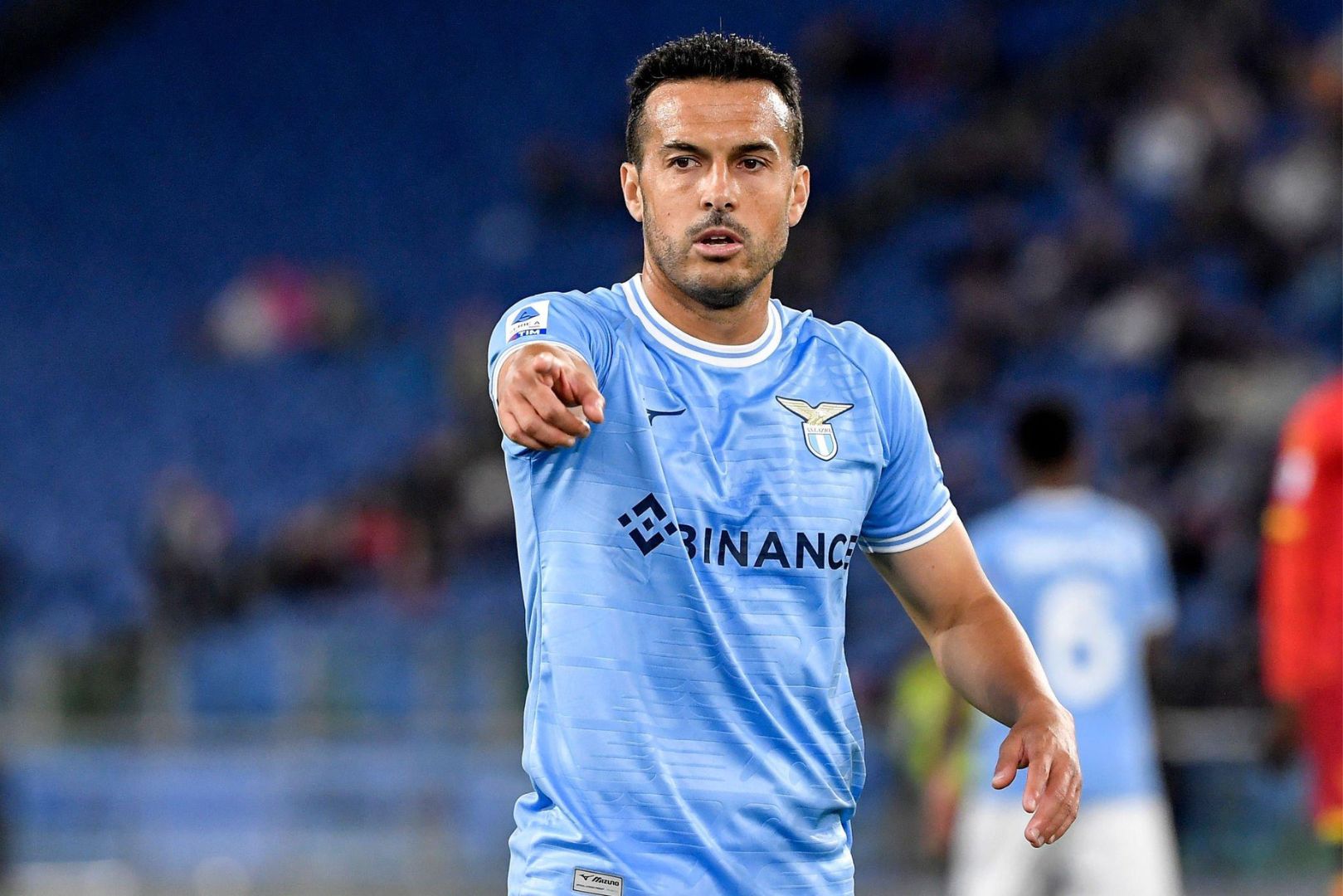 OLIMPICO STADIUM, ROME, ITALY - 2023/05/12: Pedro Rodriguez Ledesma of SS Lazio gestures during the Serie A football match between SS Lazio and US Lecce. Lazio and Lecce drew 2-2.