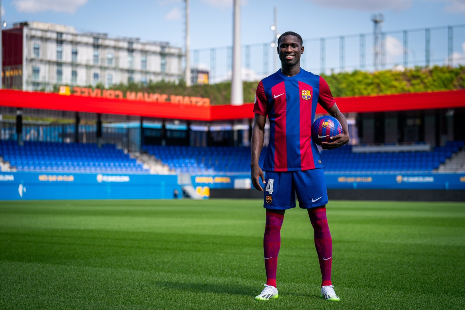 Barcelona Atletic defender Mamadou Fall
