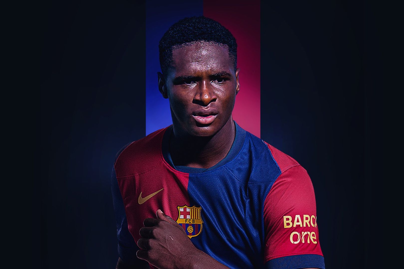New Barcelona Atlètic signing Ibrahim Diarra.