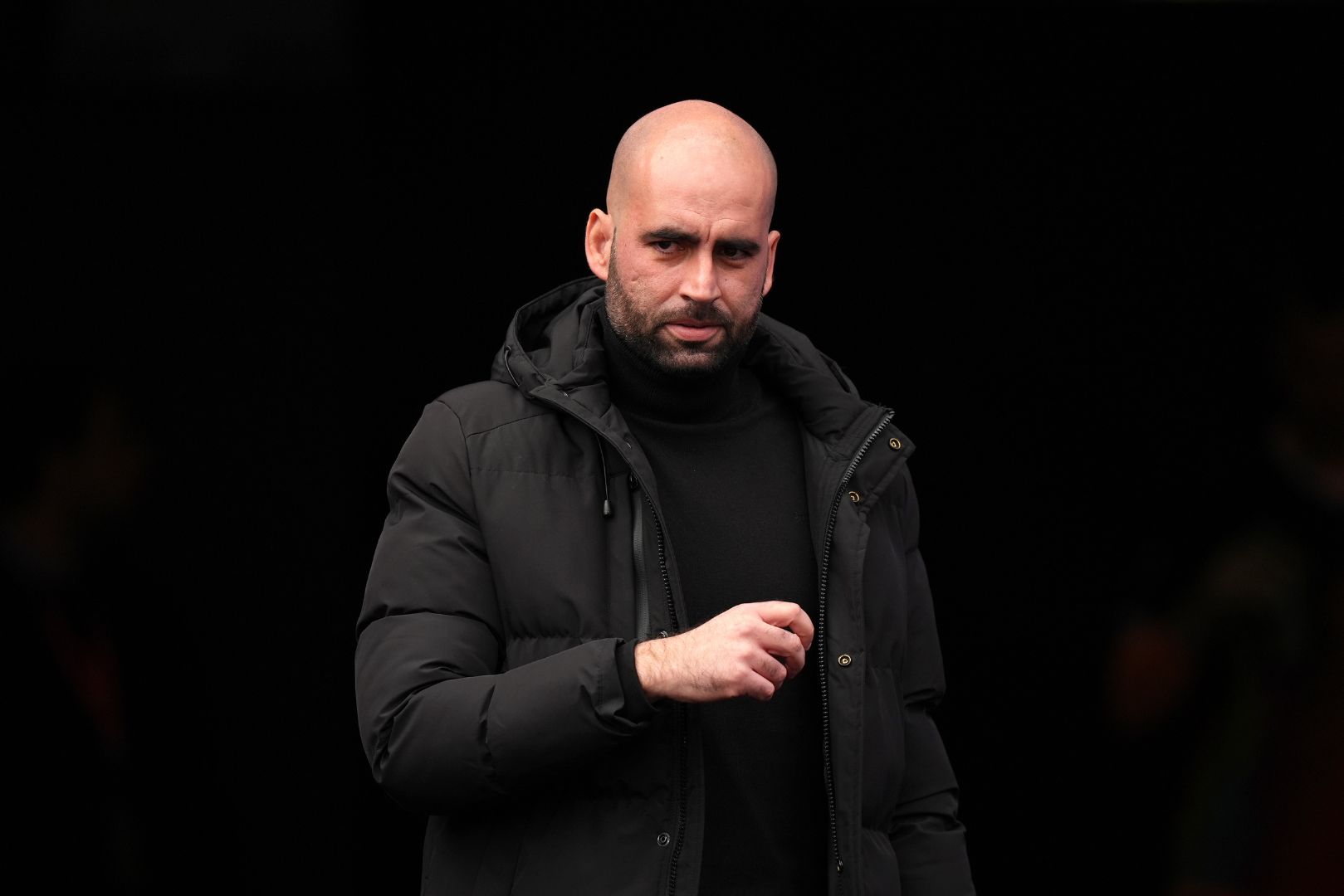 VALLADOLID, SPAIN - MARCH 15: Claudio Giraldez, Head Coach of Celta Vigo, looks on prior to the LaLiga match between Real Valladolid CF and RC Celta de Vigo at Jose Zorrilla on March 15, 2025 in Valladolid, Spain.