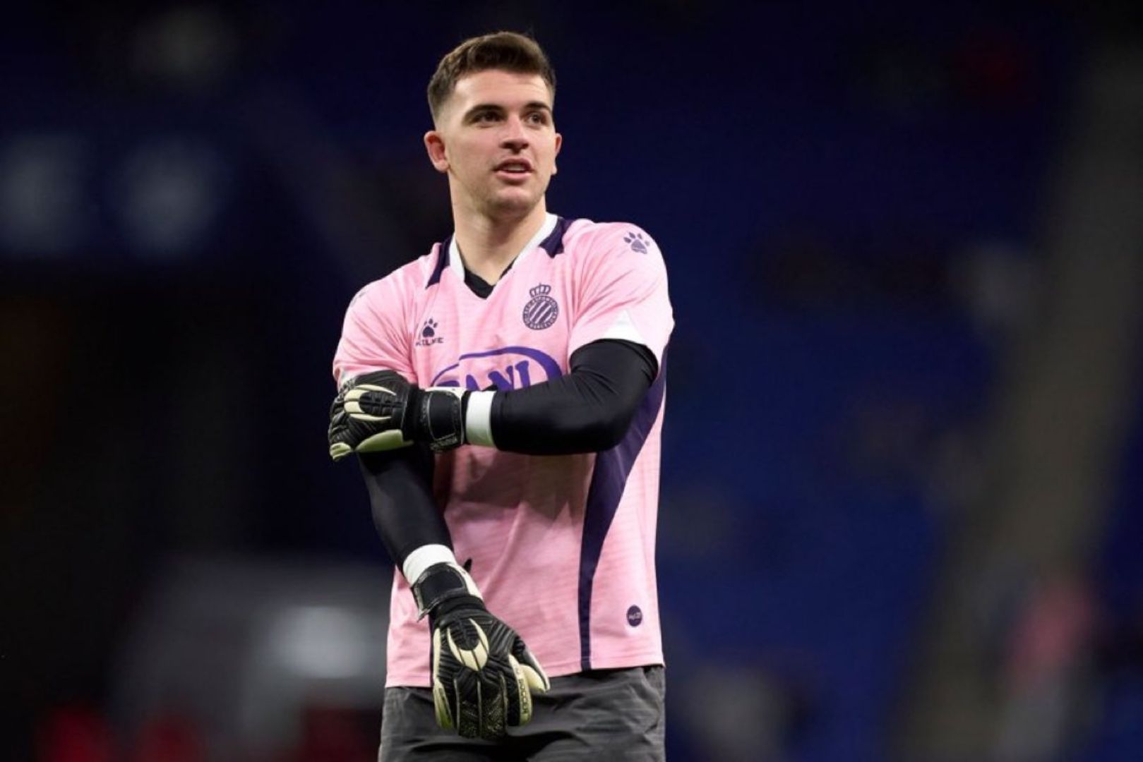 RCD Espanyol goalkeeper Angel Fortuño.